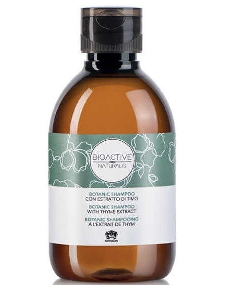 BIOACTIVE NATURALIS Schampo, med timjan- och olivextrakt, för färgat hår 230 ml
