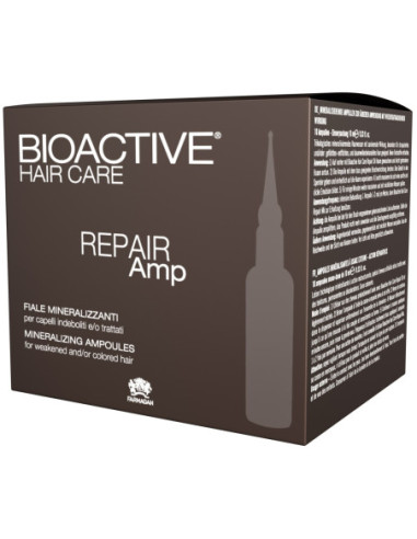 BIOACTIVE REPAIR Ampulas, mineralizējošas, trausliem, krāsotiem matiem 10x10ml