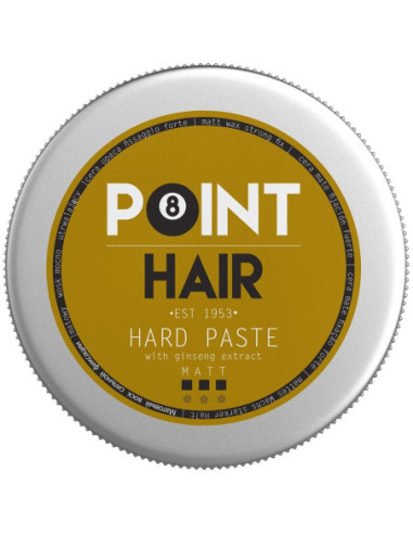 POINT HAIR Pasta matiem, matēts, stipras fiksācijas, žeņšeņa ekstrakts 100ml