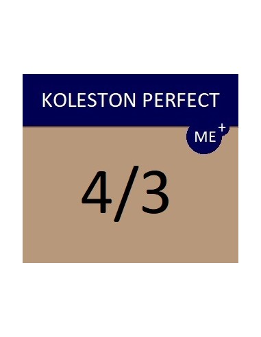 Koleston Perfect ME+ permanent hair color 4/3 KP ME+ PURE NATURALS 60 ml