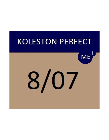 Koleston Perfect ME+ permanent hair color 8/07 KP ME+ PURE NATURALS 60 ml