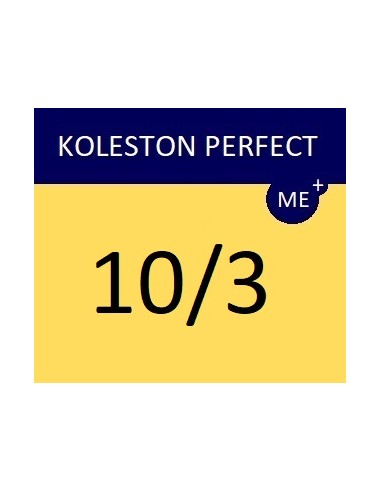 Koleston Perfect ME+ permanent hair color 10/3 KP ME+ RICH NATURALS 60 ml