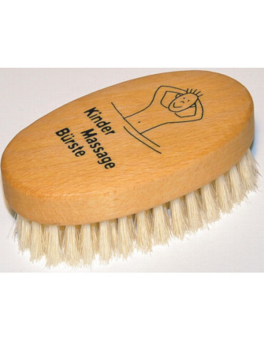 Massageborste för barn, naturliga borst