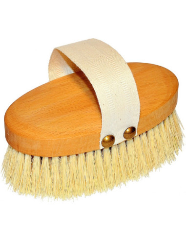 Massageborste, bok, sisalfibrer, stor