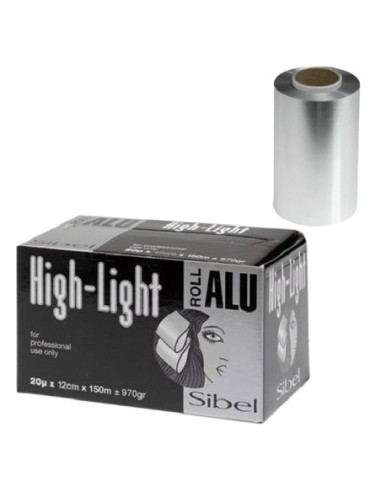 Hair coloring aluminum foil 12cm x 150m, 20 micron