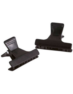 Hårspännen, svarta, plast,...