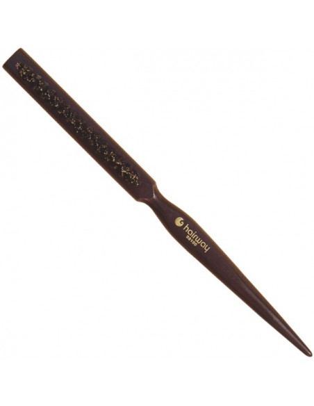 Hårborste, vildsvinsborst, träkropp, 3 rader, 15x230mm