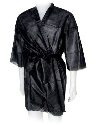 Kimono non-woven material, svart,...