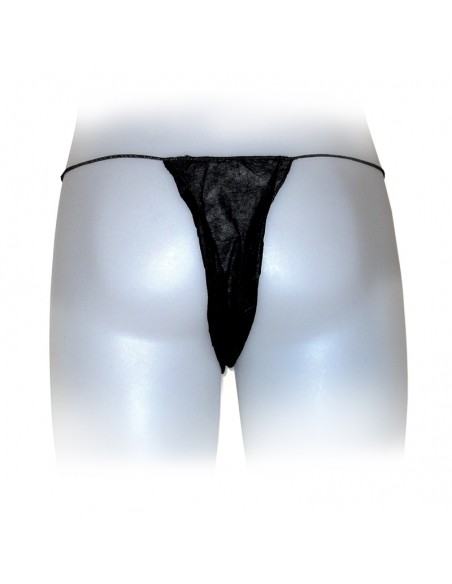 Thongtrosor, herr, svarta, non-woven, engångs, 100 st.
