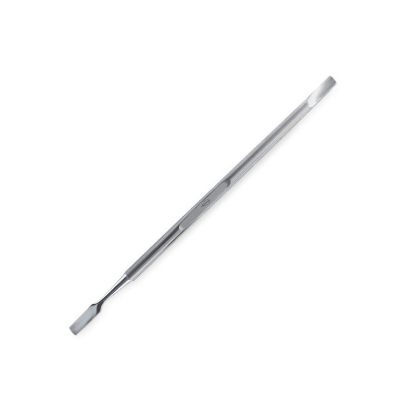 Double ended cuticle pusher, stainless steel