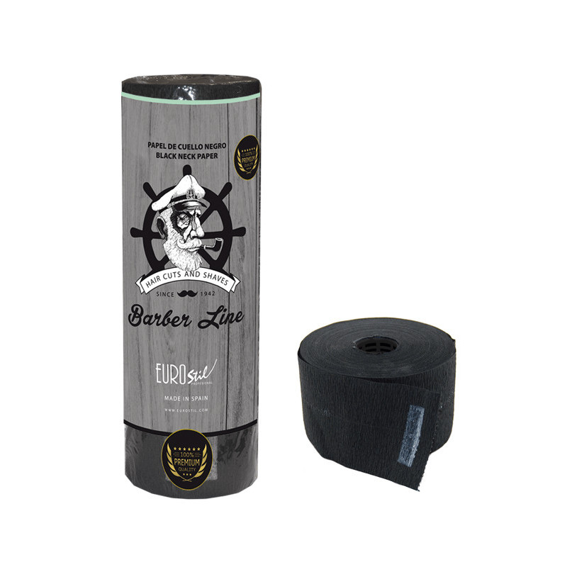 Barberhalsband BARBER LINE, svarta, 5...