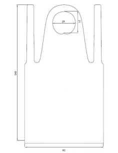 Engångskappor, 190x140 cm,...