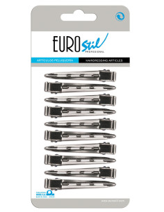 Klämmor, metall, stora, 10 st.