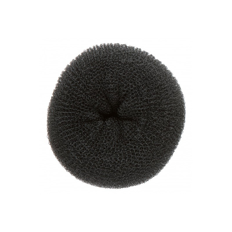 Hair bun, styler, round, black Ø11cm