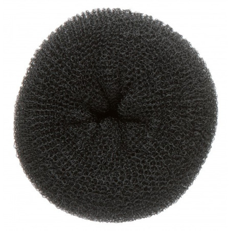 Hårknut, shaper, rund, svart Ø11cm