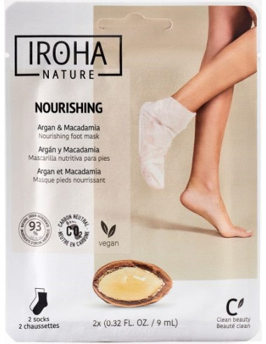IROHA NATURE Fotmask-strumpa med...