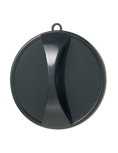 Spegel Executive, rund, svart, 29 cm
