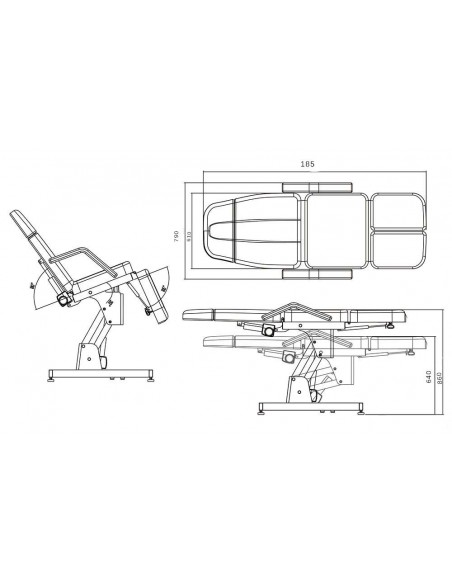 Kosmetologibricka med 3 motorer Potenza-3