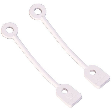 Gummi för hårlocktänger, rundade, korta, 1-pack/50 st.