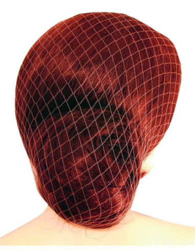 Hårnät, nylon, engångs, mörkbrunt, 1 st