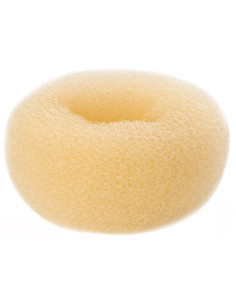 Hårknut, rund, blond, 3,5 cm