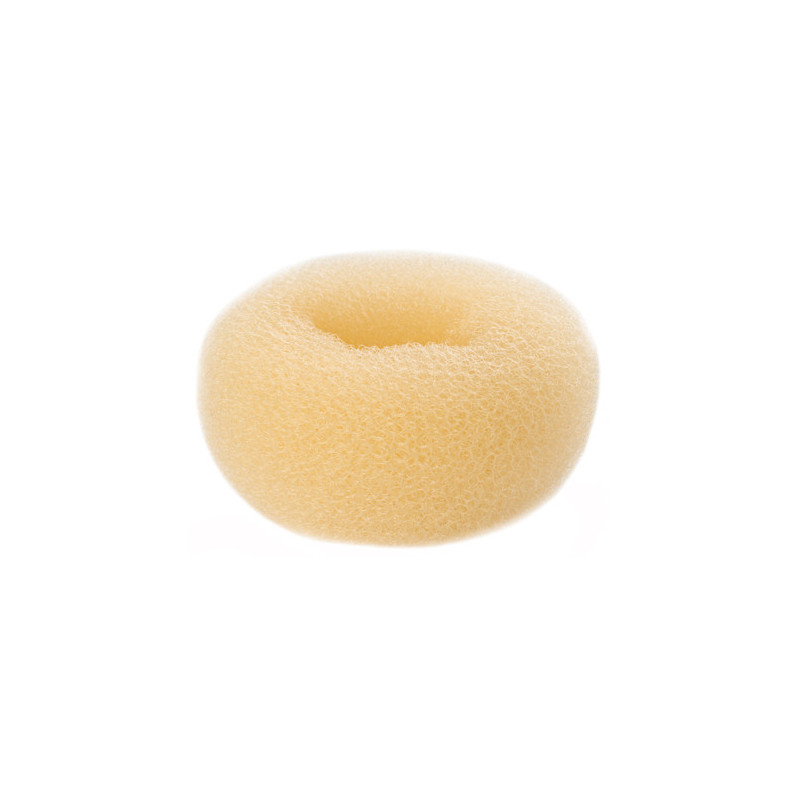 Hårknut, rund, blond, 3,5 cm
