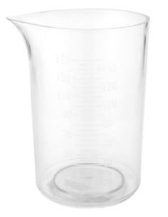 Mätkopp, transparent, 150 ml