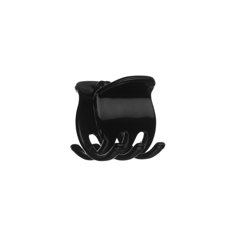 Hårspännen, plast, svarta, 4 cm, 1 st.