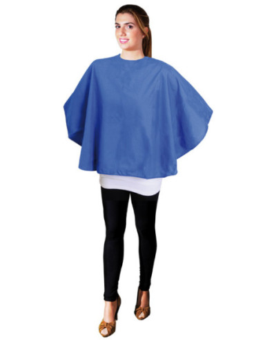 Cape, 68% polyester 35% cotton, 100x90cm, blue