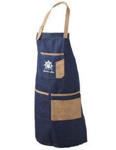 Förkläde, denim, 6+3...