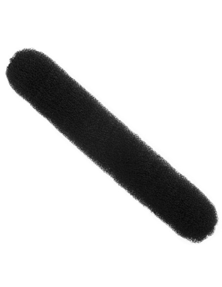 Hårknut, vikbar, med knapp, svart, 1 st.