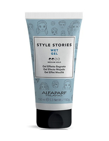 STYLE STORIES WET GEL Vidējas fiksācijas želeja ar mitru matu efektu 150ml