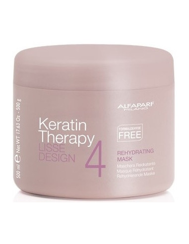 KERATIN THERAPY LISSE DESIGN REHYDRATING MASK, 4 step 500ml