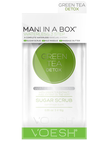 VOESH MANI IN A BOX Handset Grönt te Detox, renande, 3 produkter