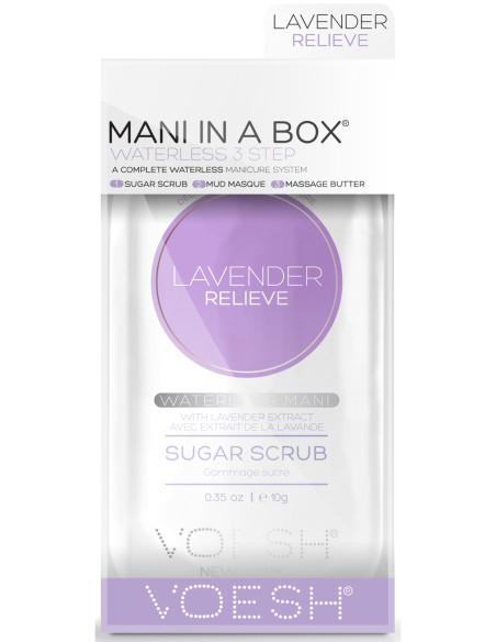 VOESH MANI IN A BOX Handset Lavendel Relax-DE-Stress, lugnande, 3 produkter