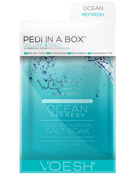 VOESH PEDI IN A BOX Fotset Ocean Refresh, kylande, 4 produkter