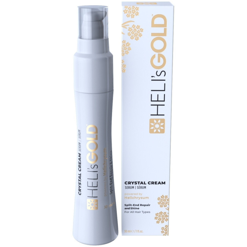 HELI'S GOLD Hair serum, crystal cream, for shining, split ends, 30 ml.