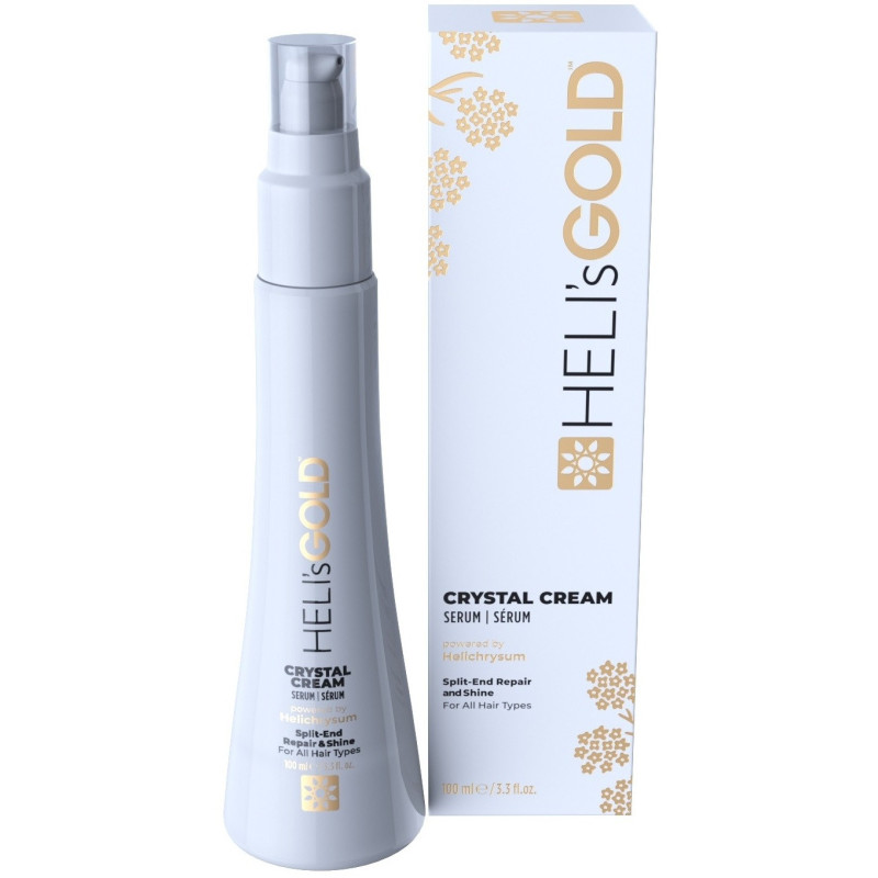 HELI'S GOLD Hair serum, crystal cream, for shining, split ends, 100 ml.