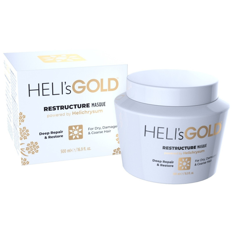 HELI'S GOLD Hair mask, regenerating, for demaged/dry hair, 500ml.