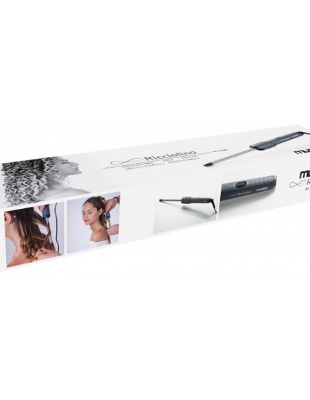 Locktång Ricciolino, för fina lockar, keramisk beläggning, 32 cm, 120 g, Ø10 mm