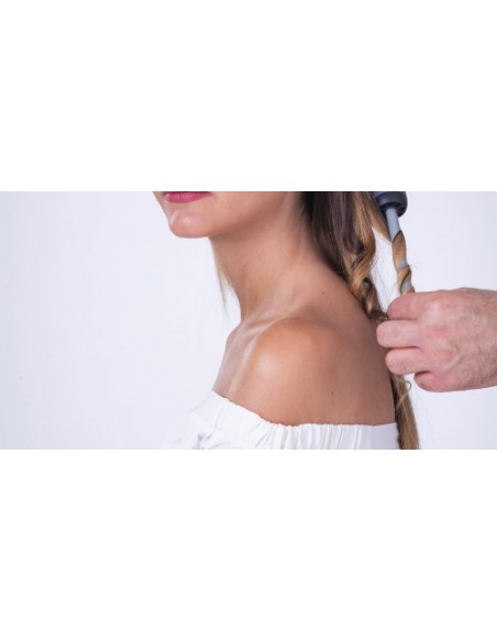 Locktång Ricciolino, för fina lockar, keramisk beläggning, 32 cm, 120 g, Ø10 mm