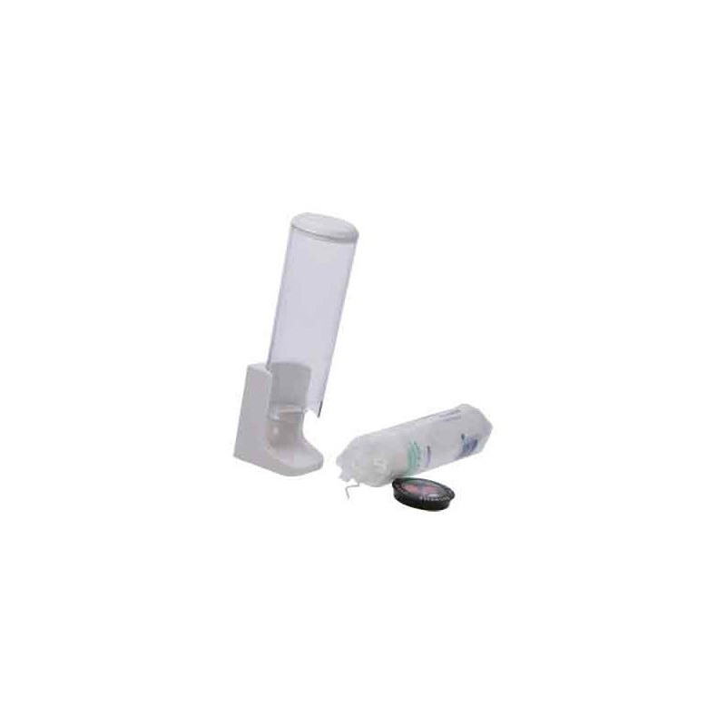 Holder for cotton discs, plastic