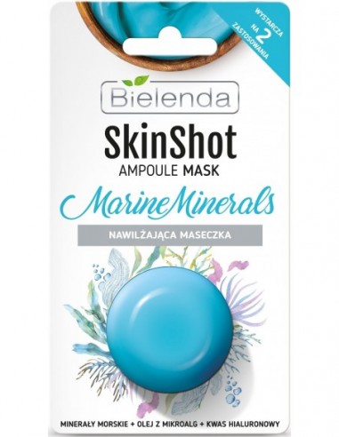 SKIN SHOT Face mask, moisturizing, mineral 8gr