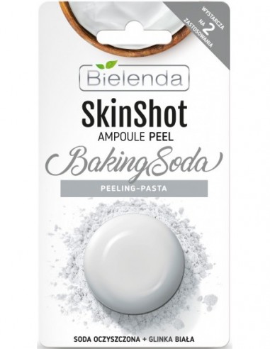 SKIN SHOT Face peeling with soda and white clay 8g