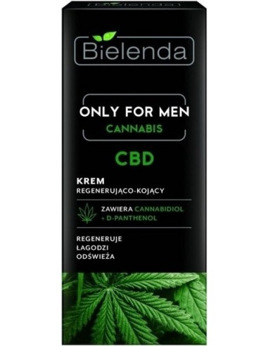 OFM CANNABIS Krēms sejai, atjaunojošs, nomerinošs, vīriešiem 50ml