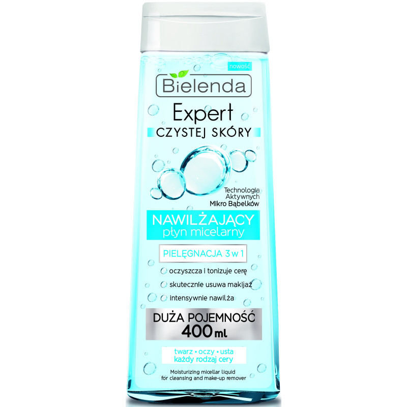 CLEAN SKIN EXPERT Micelārais ūdens 3in1 400ml