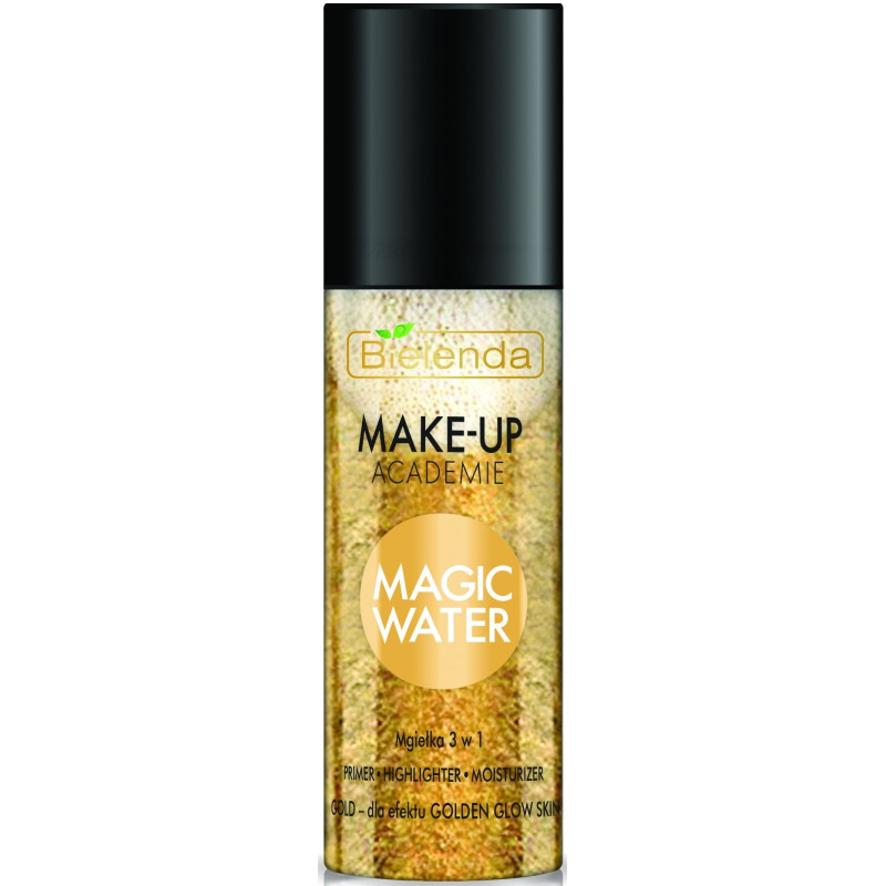 MAKE-UP ACADEMIE MAGIC WATER Bāze, izgaismotājs, mitrinātajs, zelta 150ml