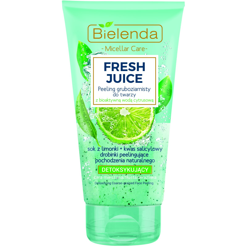 FRESH JUICE face skrub, detoxifying, abrasive, with lime juice for oily, combination skin 150g