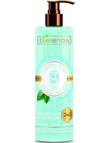 STRESS RELIEF shower gel-scrub sea salt, for all skin types 410g