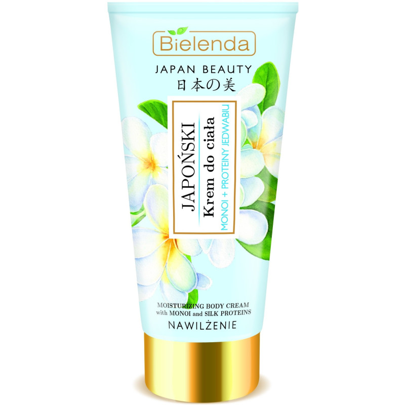 JAPAN BEAUTY Body Cream, moisturizing, with silk proteins 200ml